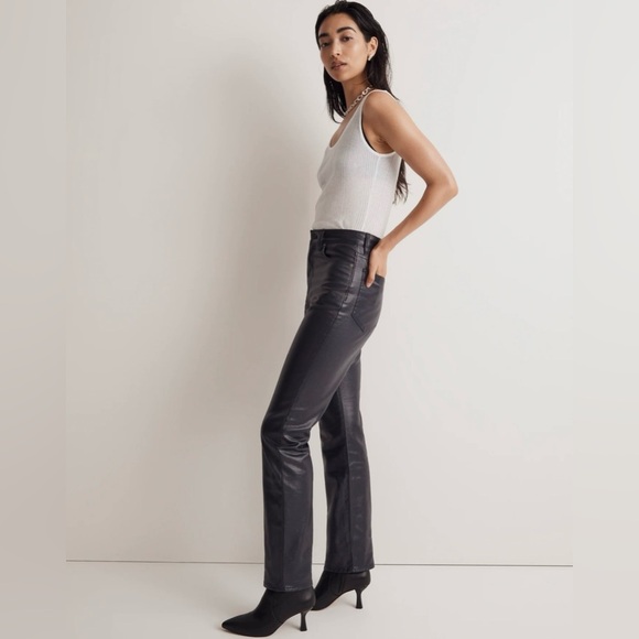 Madewell “90’s Straight” Coated Jeans New With Tags - Picture 3 of 12